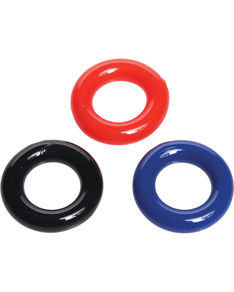 Trinity Vibes Stretchy Cock Ring 3 Pack
