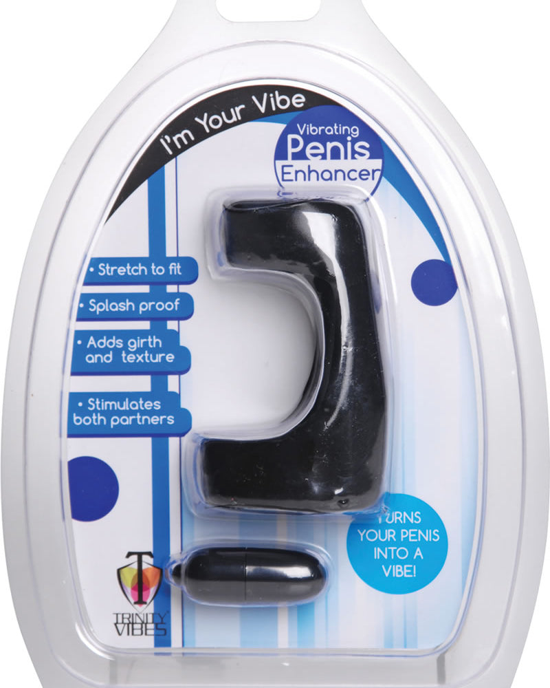 Trinity Vibes Your Vibe Penis Enhancer Black 4 Inch