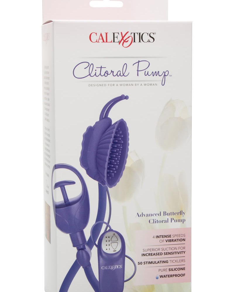 Bomba de clítoris Advanced Butterfly resistente al agua - Púrpura