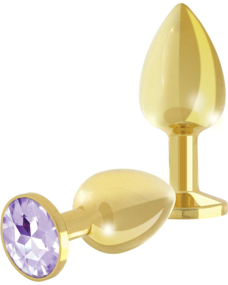 Rianne S Chrome Plated Steel Booty Plug Set 2 Sizes