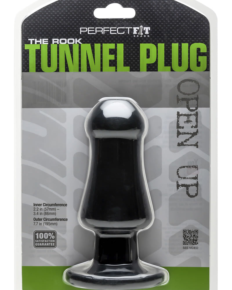 Perfect Fit The Rook Tunnal Plug Black