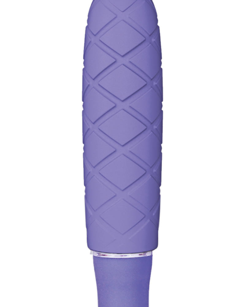 Luxe Cozi Mini vibrador de silicona impermeable Bígaro 4,75 pulgadas