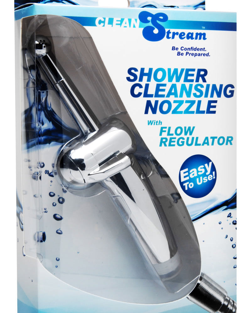 Boquilla limpiadora para ducha Clean Stream Enema con regulador de flujo de metal