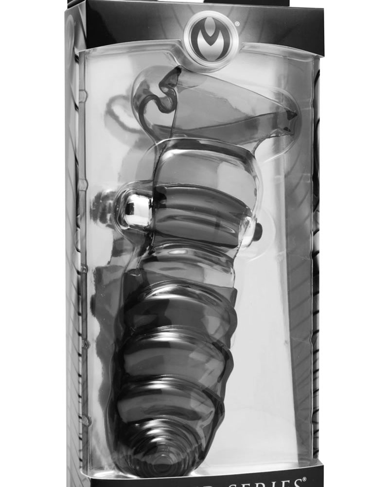 Master Series Bang Gspot Vibrating Finger Glove Black