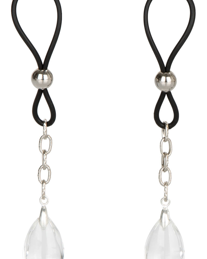 Joyas para pezones sin perforaciones Nipply Play de cristal