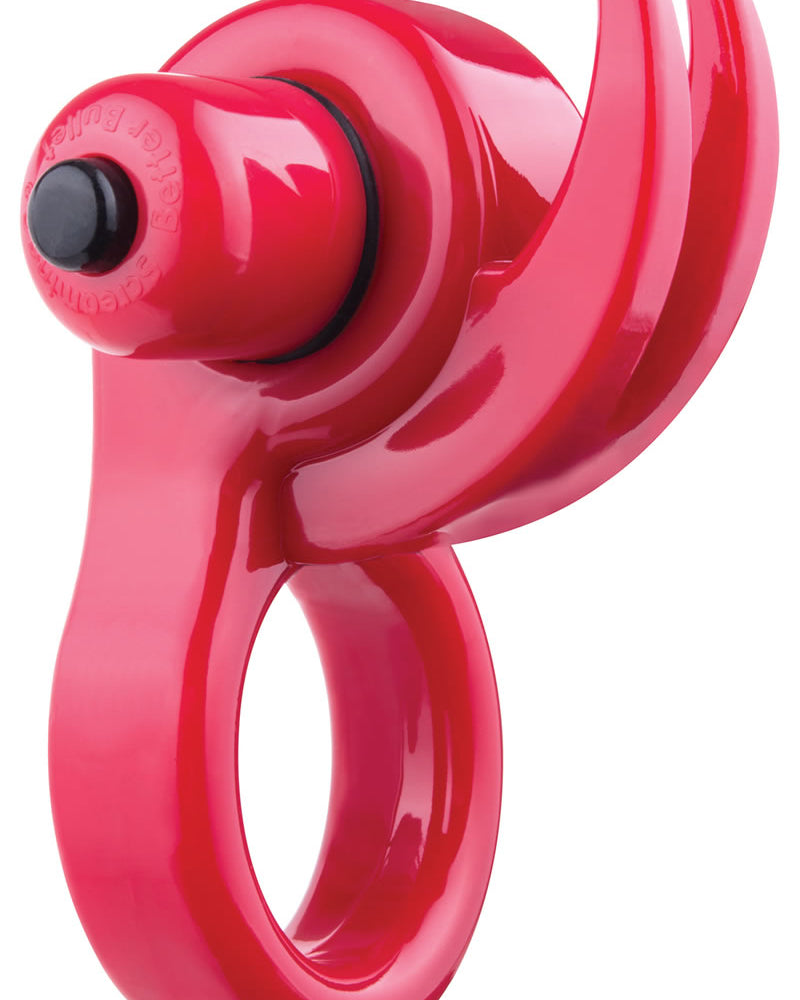 Orny Reuseable Ring Vibe Latex Free Waterproof Red