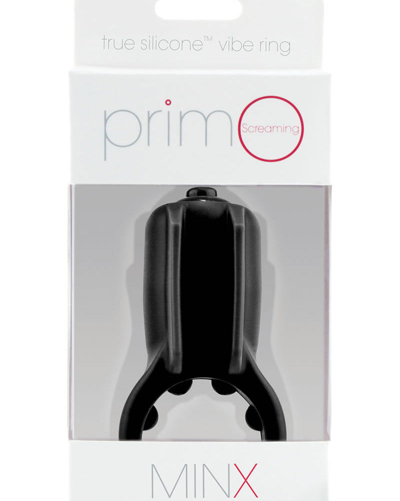 PrimO Minx True Silicone Vibe C Ring Waterproof Black