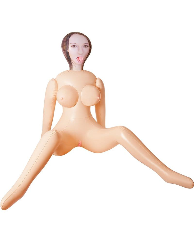 Muñeca de amor inflable Maggie impermeable color carne