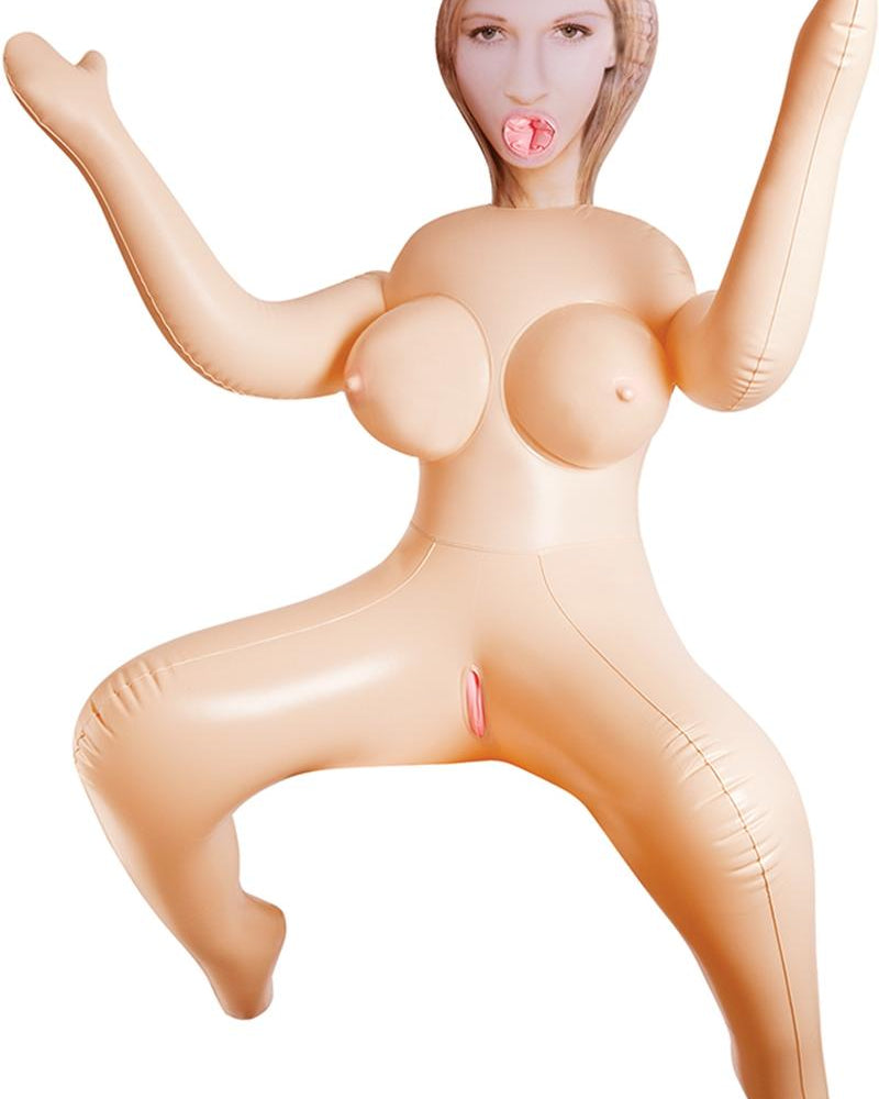 Muñeca de amor inflable Rebekah impermeable color carne