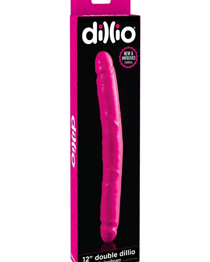 Dillio Doble Dong Rosa 12 Pulgada
