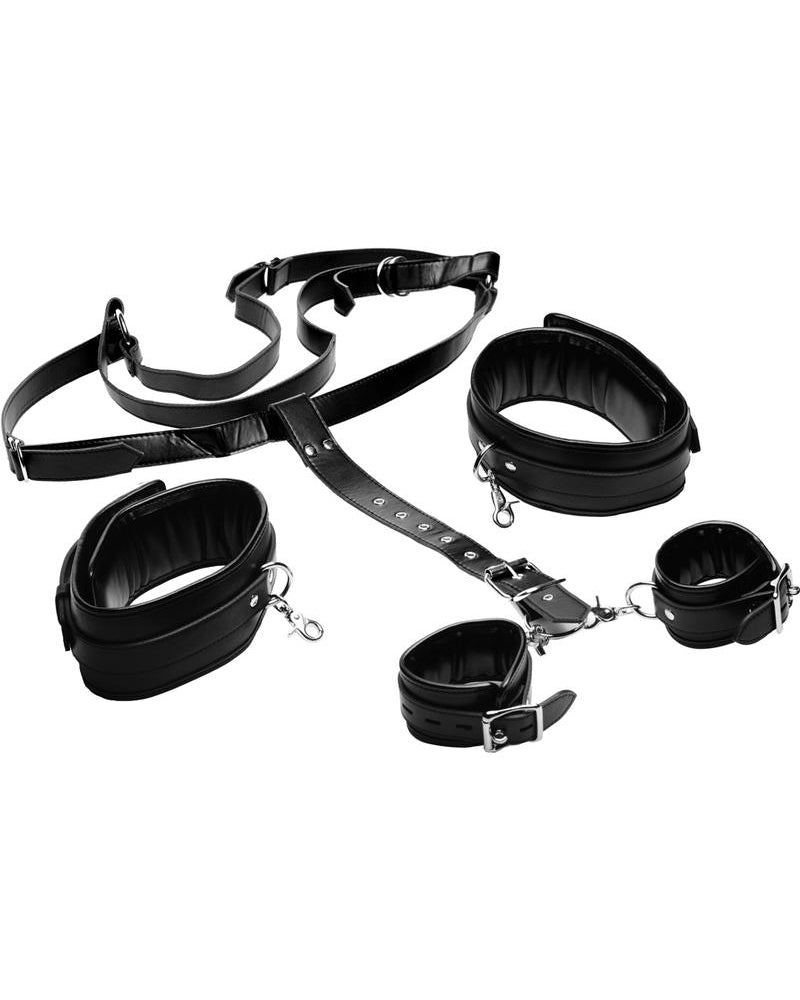 Esposas y muñequeras con cabestrillo estricto