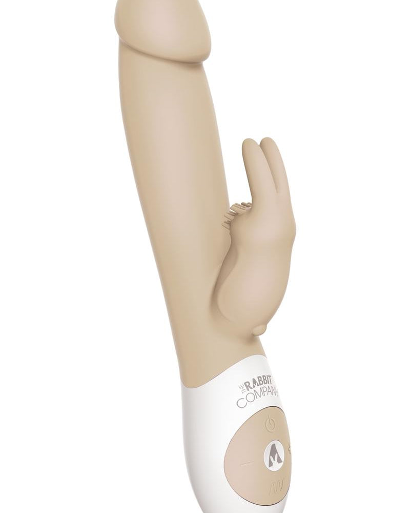 El conejo realista de silicona recargable por USB con triple vibración y resistente a salpicaduras