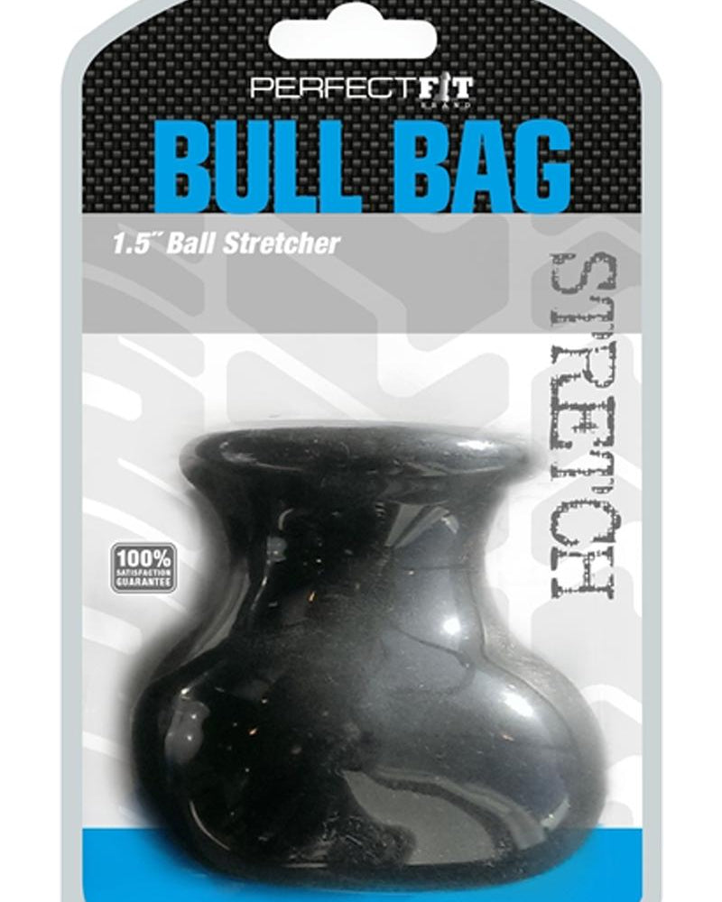 Camilla para pelotas de baloncesto Perfect Fit Bull Bag, extragrande, color negro, 1,5 pulgadas