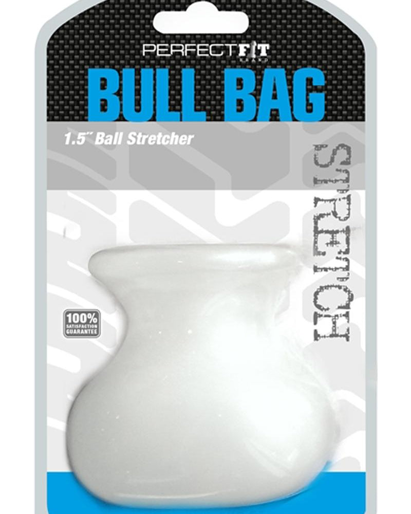 Camilla para pelotas Perfect Fit Bull Bag, extragrande, transparente, 1,5 pulgadas