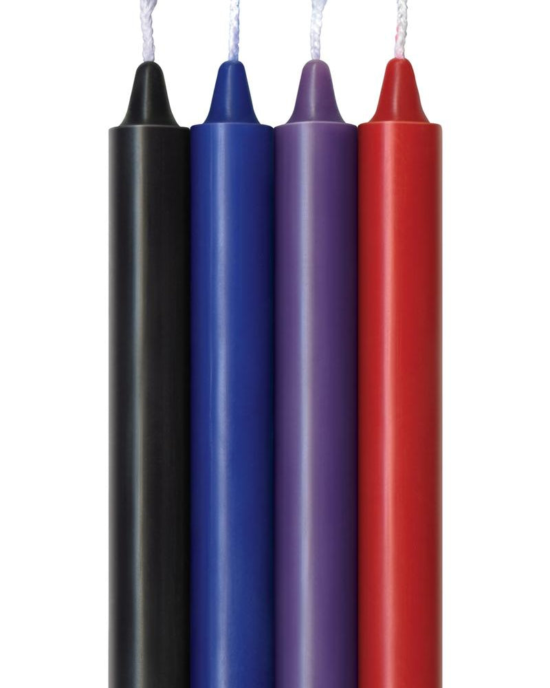 Velas de goteo cálidas Make Me Melt Passion Tones, paquete de 4