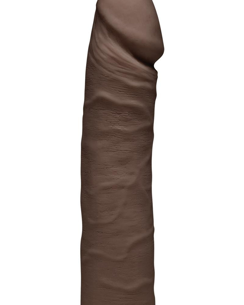 El D Double D Ultraskin Realistic Double Dong Chocolate de 16 pulgadas