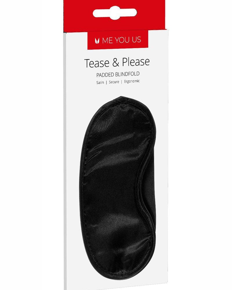Venda acolchada para ojos Kinx Tease and Please, color negro
