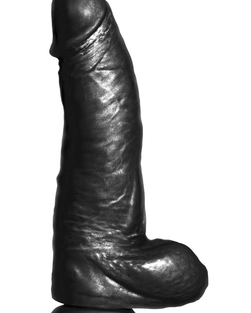 Falcon BBC Big Black Cock Phat Boy Realistic Dildo Black 10 Inch
