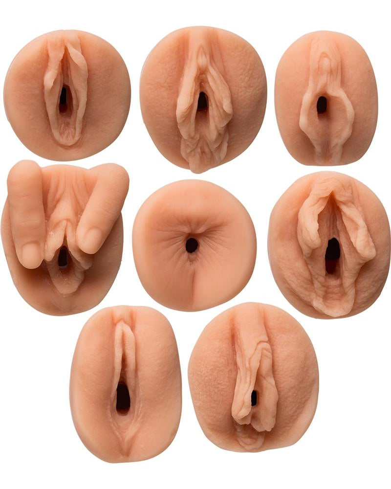 Juego de colección de estrellas porno All Star Gang Bang - Piel (kit de 8 piezas)