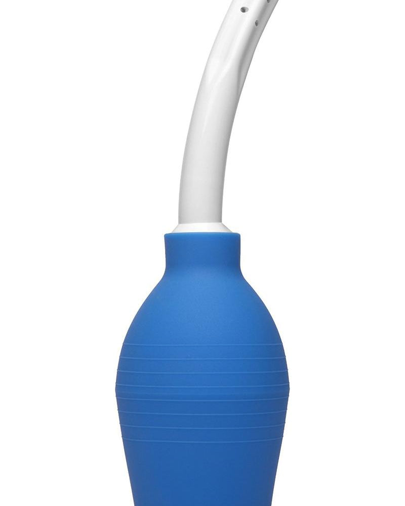 Pera para enema Clean Stream Deluxe de color azul, 300 mililitros