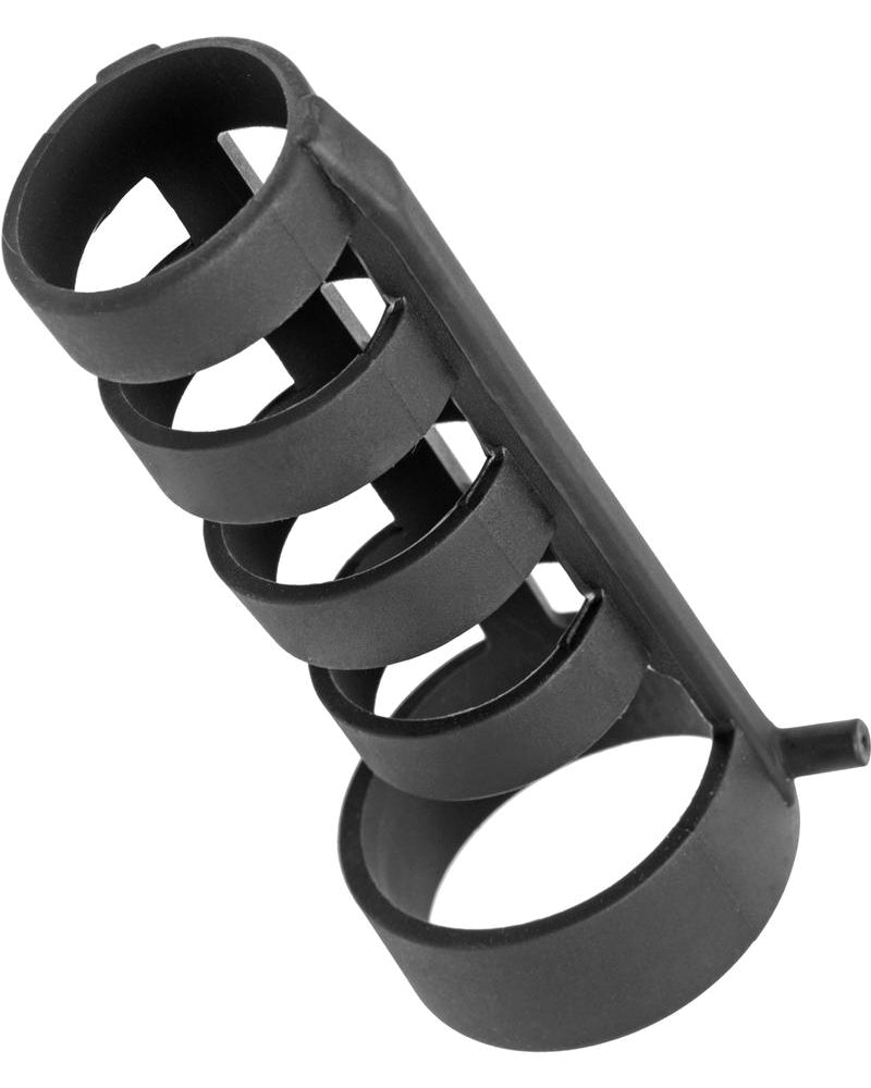 Funda para pene y testículos Zeus Electorsex Power Cage E-Stim, color negro