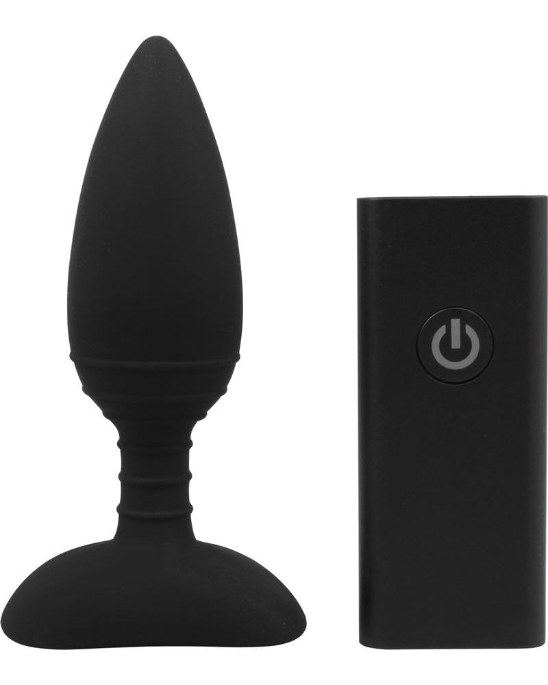 Ace Remote Control Vibrating Plug Small - Black