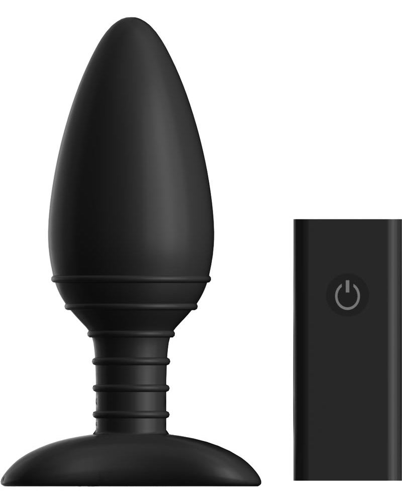 Ace Remote Control Vibrating Plug - L/M/S - Black