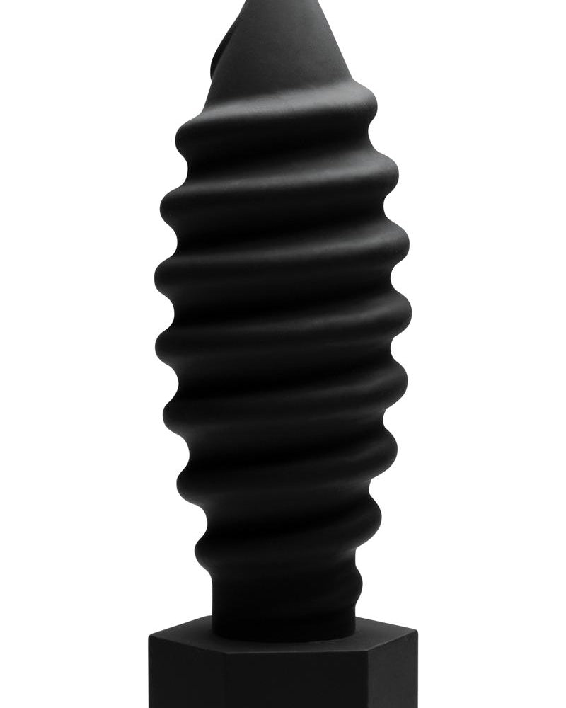 Tom Of Findland Screw U Silicone Anal Plug Black