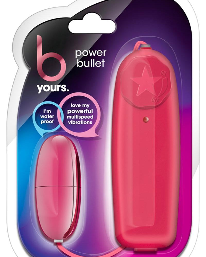 B Yours Wired Remote Control Power Bullet Waterproof Cerise