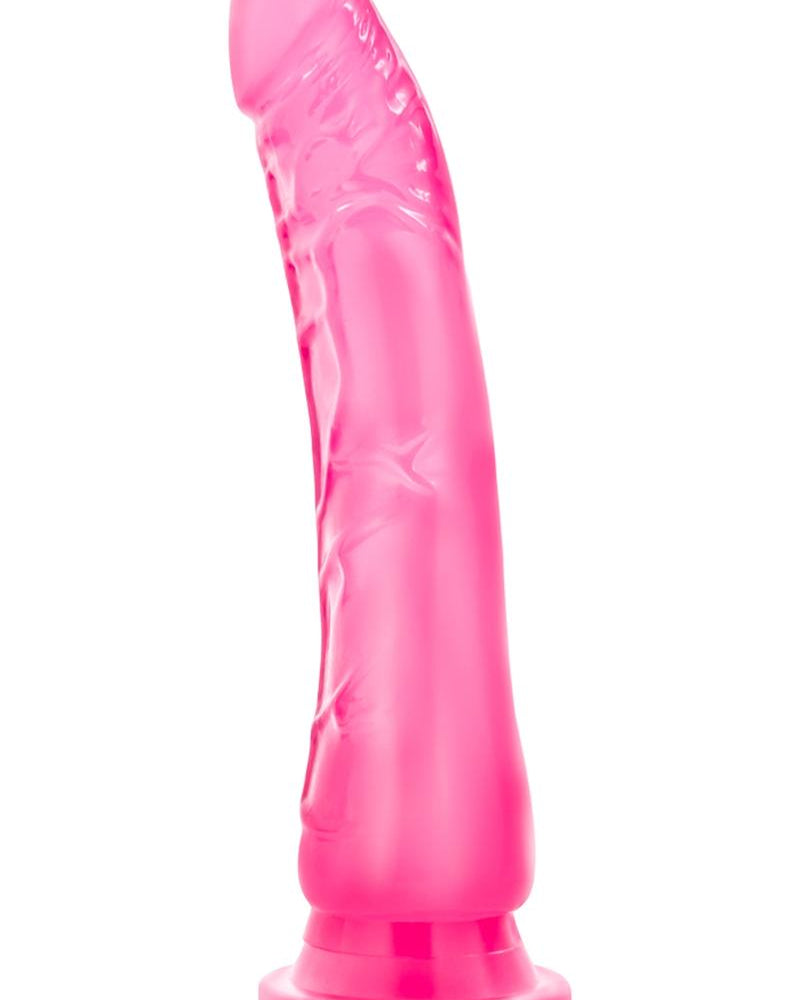B Yours Sweet N Hard 06 Pene realista de gelatina rosa de 8,5 pulgadas