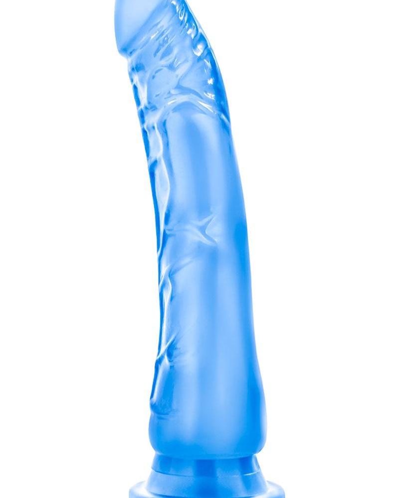 B Yours Sweet N Hard 06 Jelly - Pene realista azul de 8,5 pulgadas