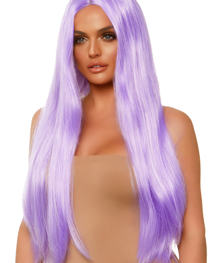 "Long Straight Wig 33 Inch - Lavender LA-A2864LAV"