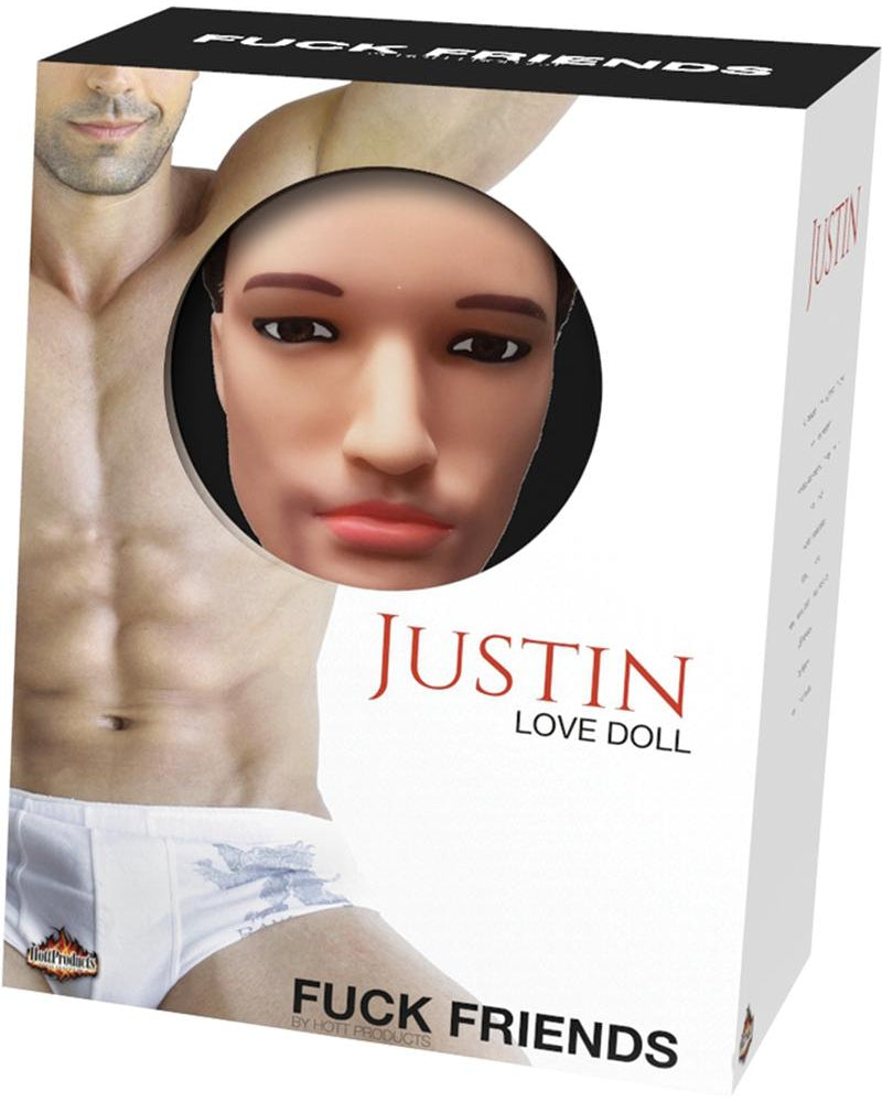Fuck Friends Justin Inflatable Love Doll With Vibrating Cock Flesh 59 Inch