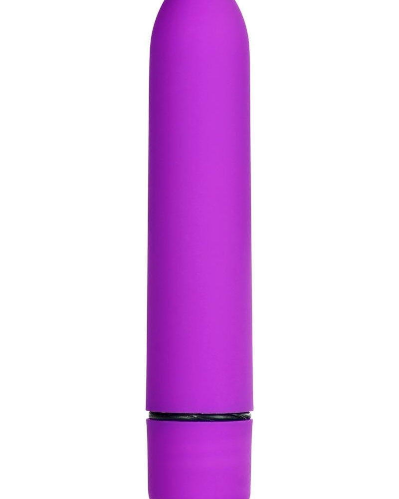 Vibrador bala Minx Blossom de 3,7 pulgadas, 10 modos, resistente al agua, color morado