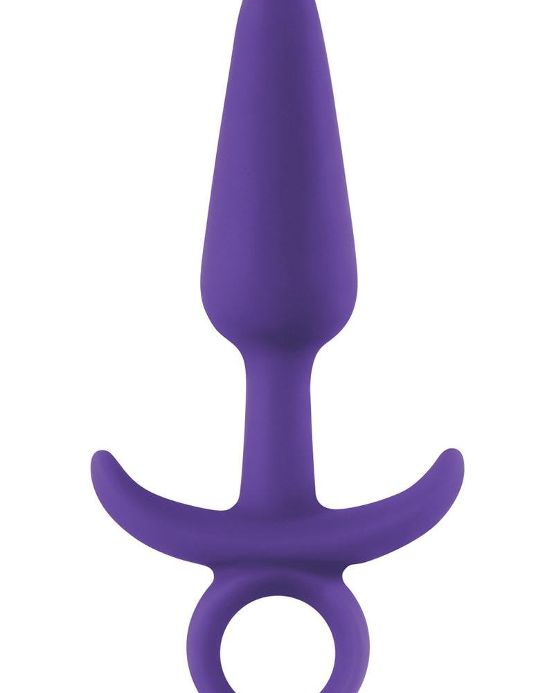 Inya Prince Silicone Butt Plug Small Purple 4.5 Inch
