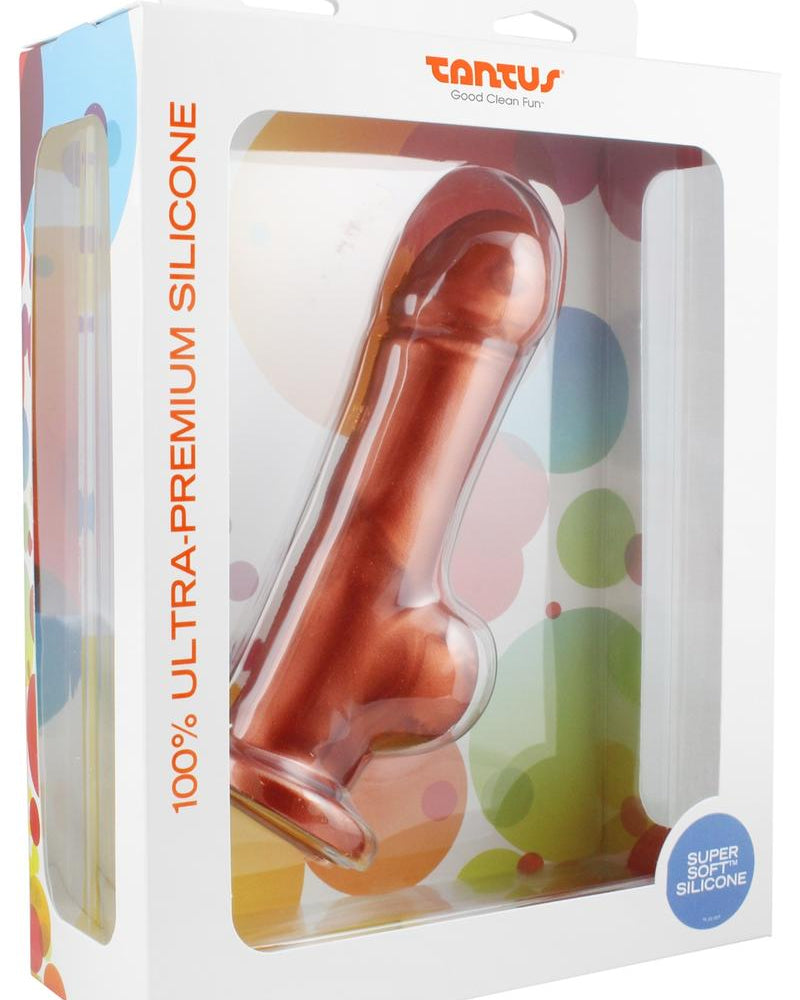 Destiny Super Soft Silicone Dildo Waterproof Copper 5 Inch