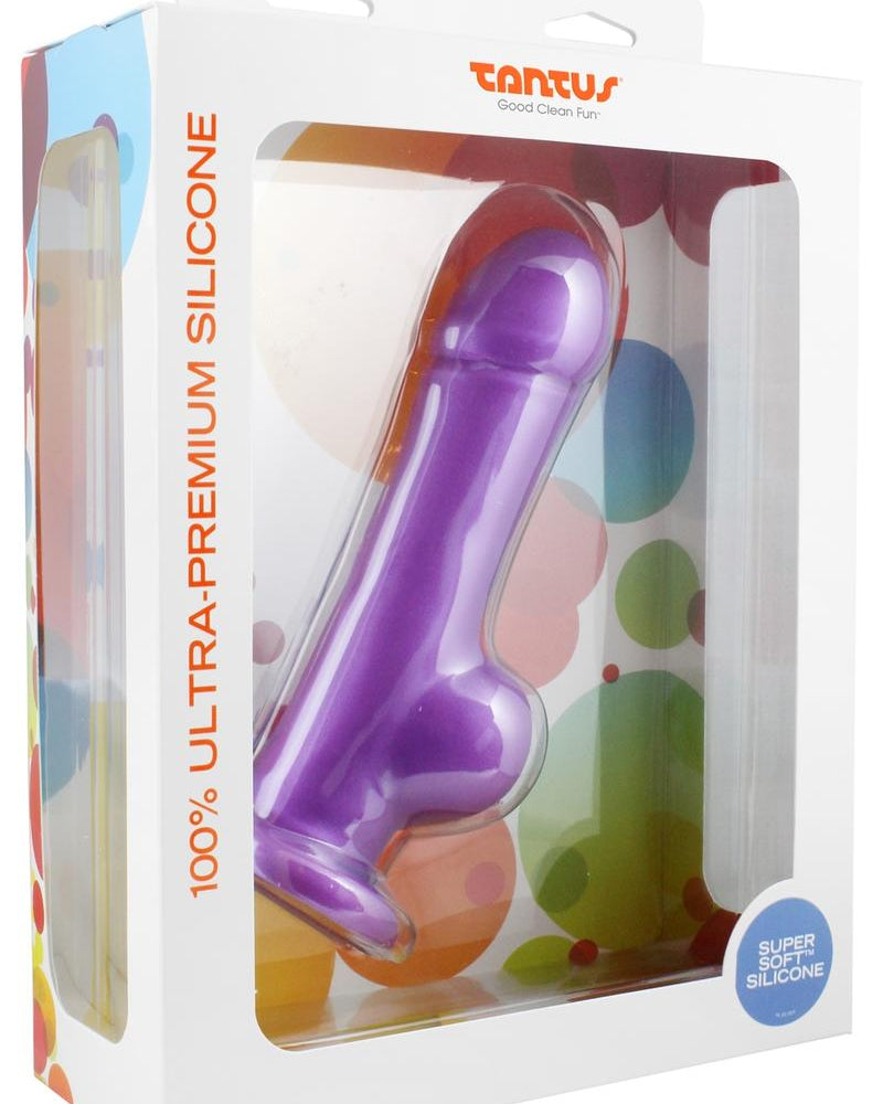 Destiny Super Soft Silicone Dildo Waterproof Purple Haze 5 Inch