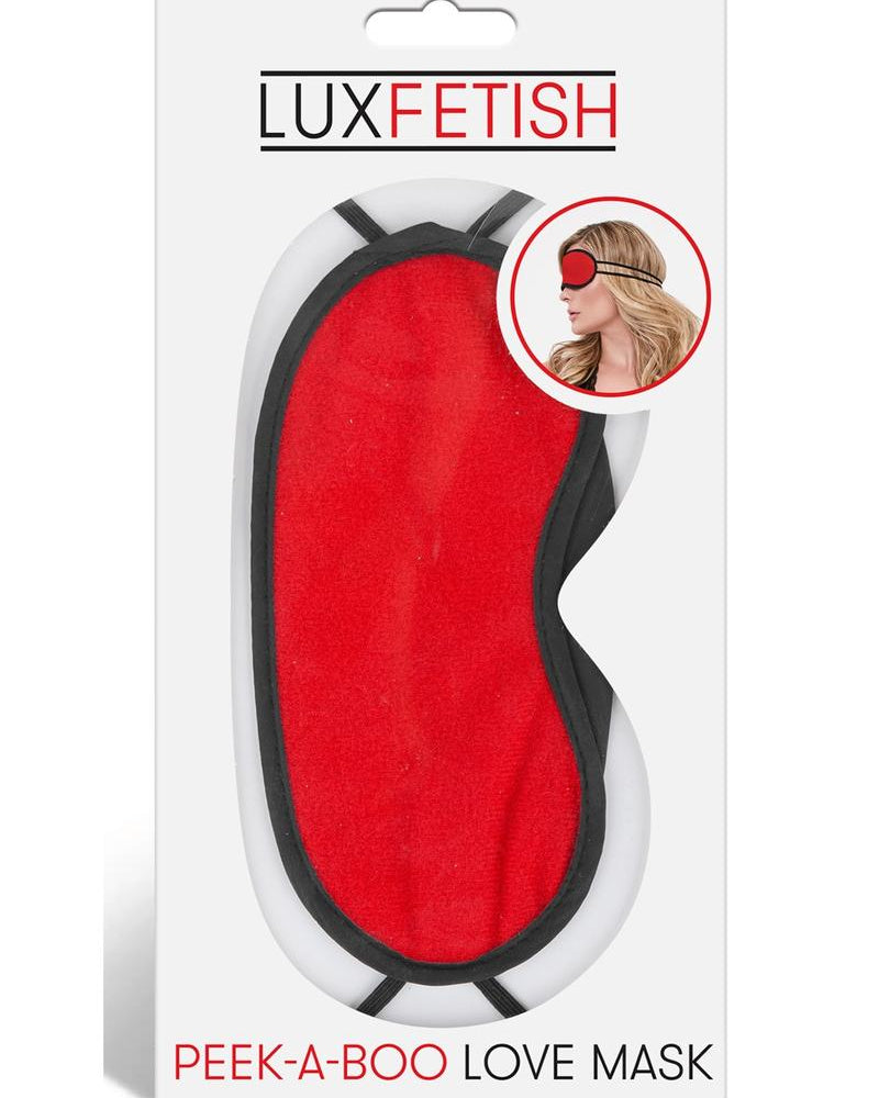 Máscara de amor Lux F Peek A Boo roja