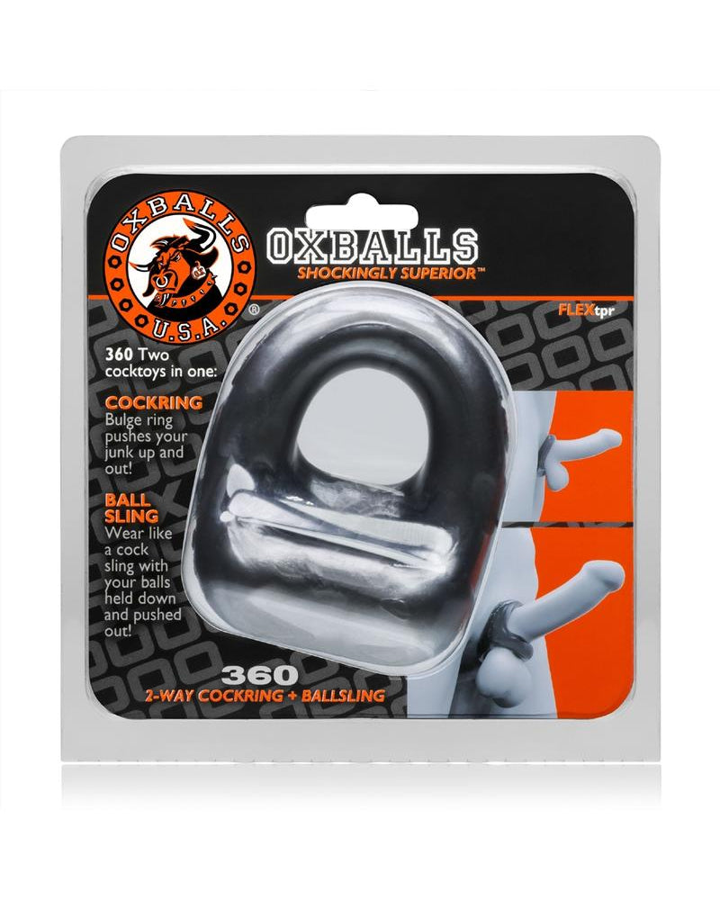 Anillo para el pene y escroto de dos vías - Acero