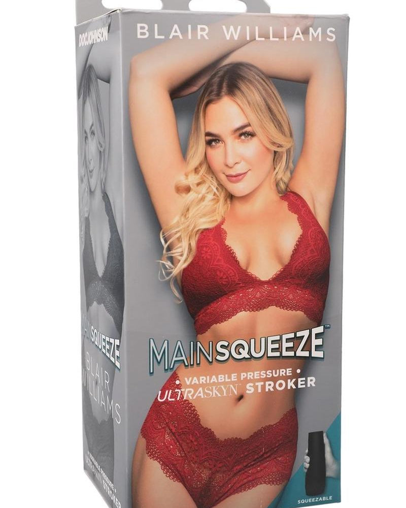 Masturbador de coño Ultraskyn Stroker de presión variable Blair Williams de Main Squeeze