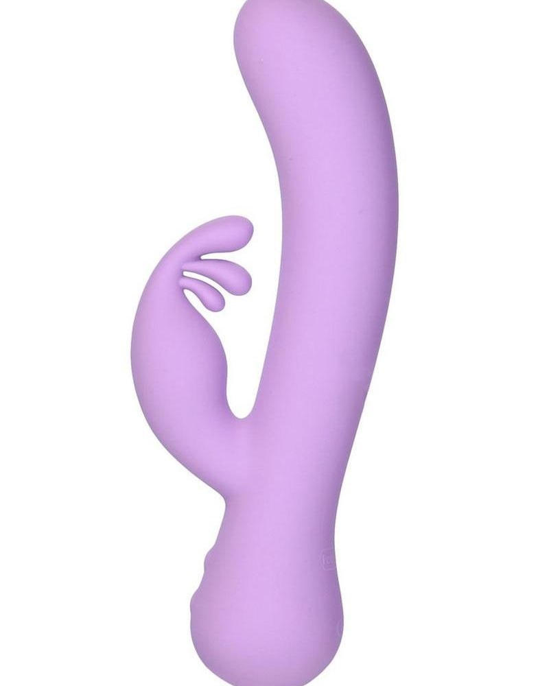 Swan The Empress Swan Edición especial Silicona USB recargable Doble vibrador Impermeable Púrpura