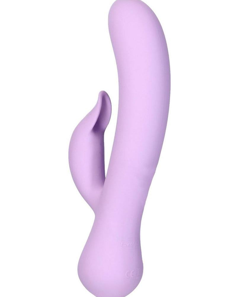 Swan The Dechess Swan Edición especial Silicona USB recargable Doble vibrador Impermeable Púrpura