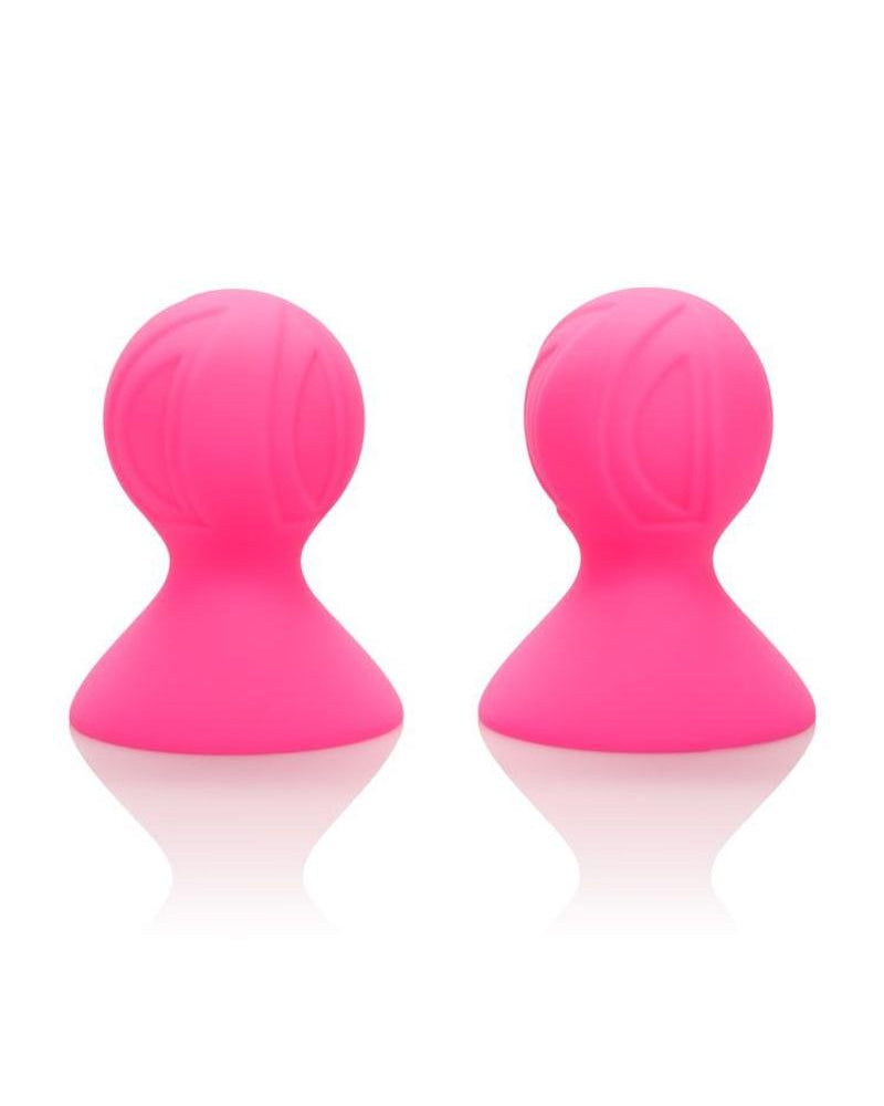 Succionadores de pezones de silicona Nipple Play Pro de color rosa