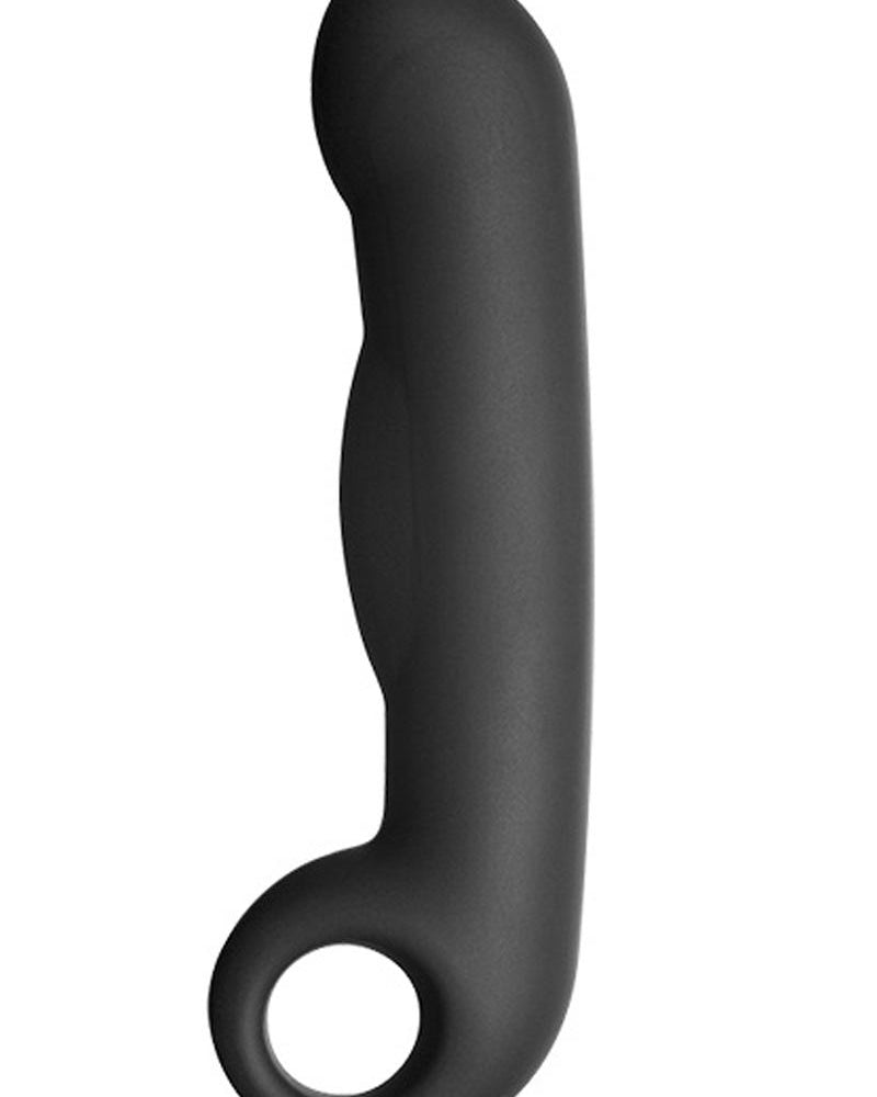 Consolador de silicona negra ElectraStim Ovid