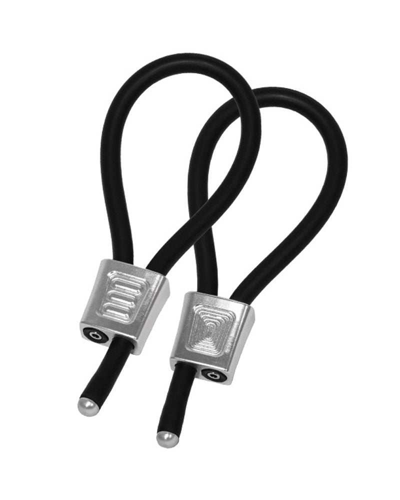 Anillos para el pene Electrastim Prestige Electro-Sex ajustables en plata