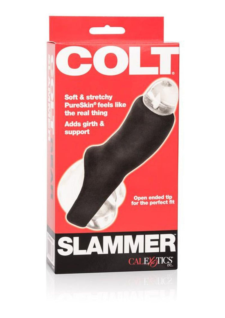 Funda para pene Colt Slammer negra de 4,25 pulgadas