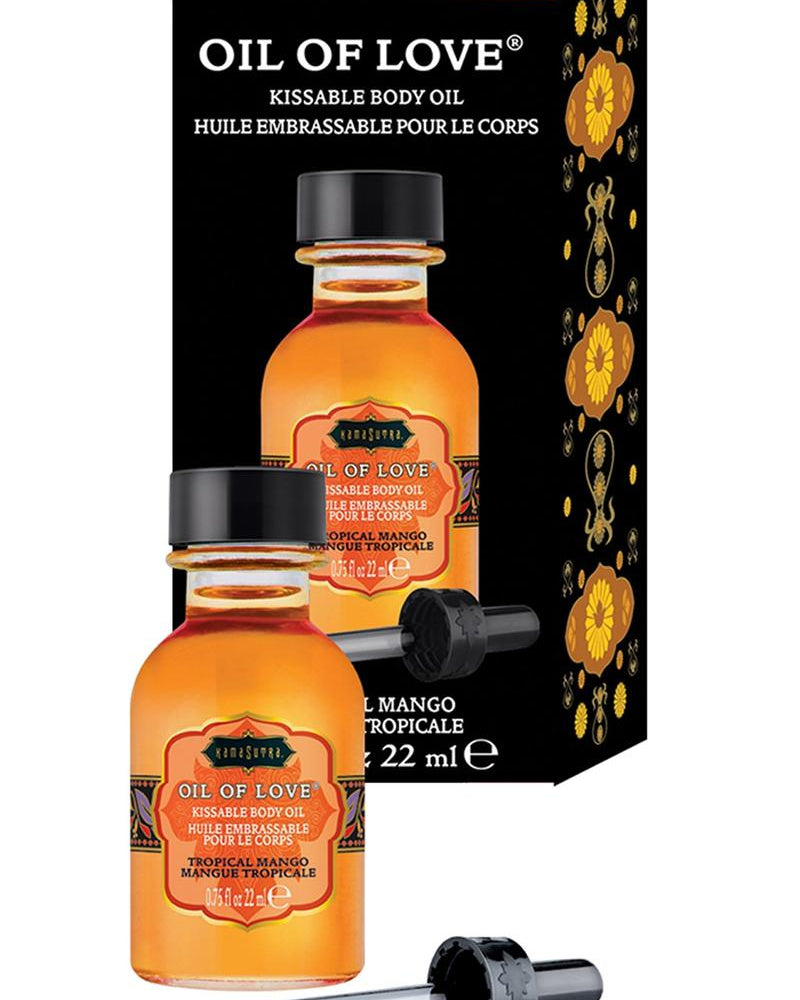 Oil Of Love Kissable Body Oil Tropical Mango .75 Ounce