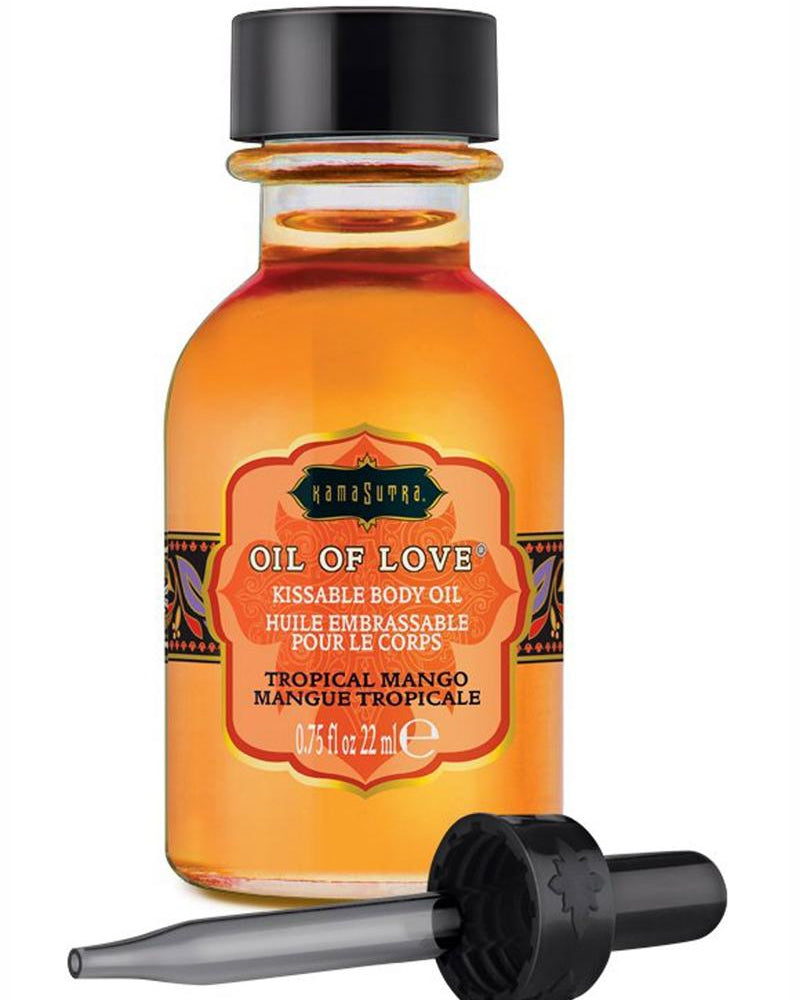 Oil Of Love Kissable Body Oil Tropical Mango .75 Ounce