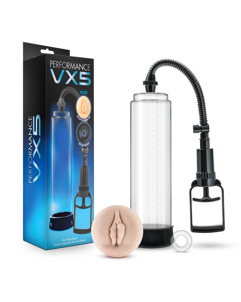 Sistema de bomba de mejora masculina Performance VX5 transparente
