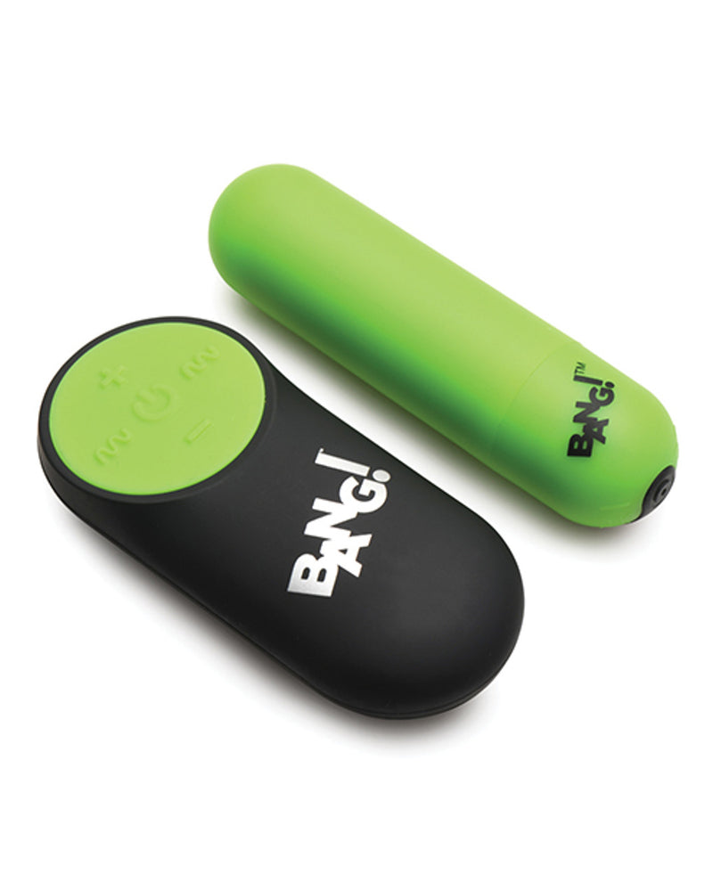 Glow in the Dark Bullet With Remote - Green